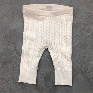 Baby cable knit leggings